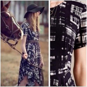 ANTHRO | COREY LYNN CALTER | Painted Plaid Dress